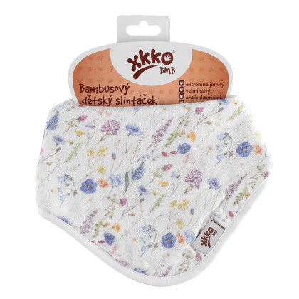 Bamboo bandana XKKO BMB Digi - Blue Wildflowers