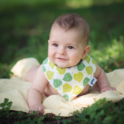 Organic Cotton Muslin Bandana XKKO Organic - Linden