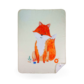 Spanish baby blanket XKKO LUX 75x100 - Fox