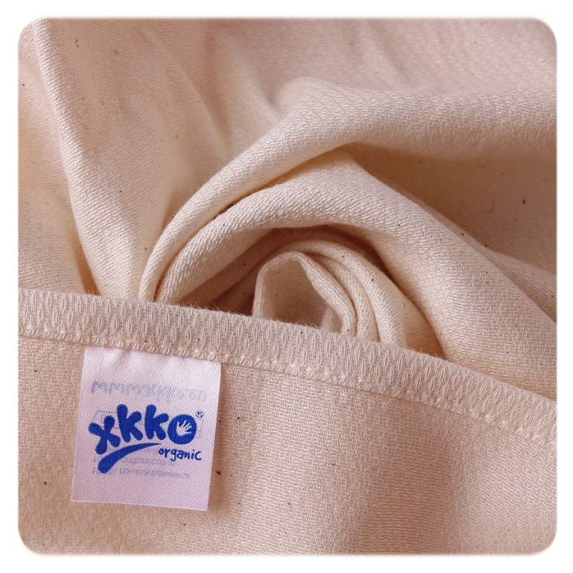 Organic Cotton Diapers XKKO Organic 80x80 Bird Eye - Natural