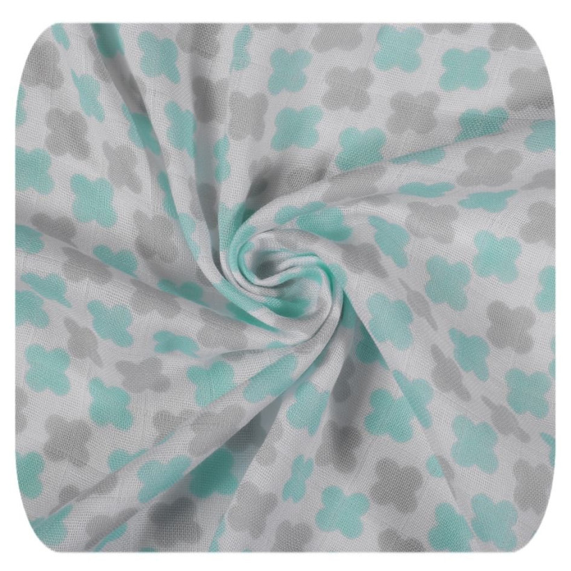 Bamboo muslins XKKO BMB 70x70 - Scandinavian Mint MIX 3pcs