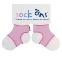 Sock Ons Baby Pink 5x1 pair (Wholesale pack.)