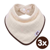 Bamboo bandana XKKO BMB - Natural 3x1ps Wholesale packing