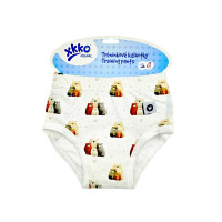 Organic Cotton Training pants XKKO Organic - Bear Family Size S