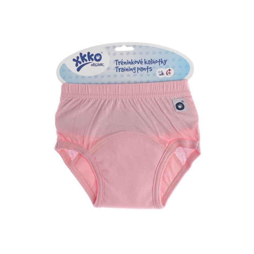 Organic Cotton Training pants XKKO Organic - Baby Pink