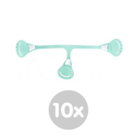 Snappi Original Diaper Fastener by XKKO - Mint 10x1ps (Wholesale pack)