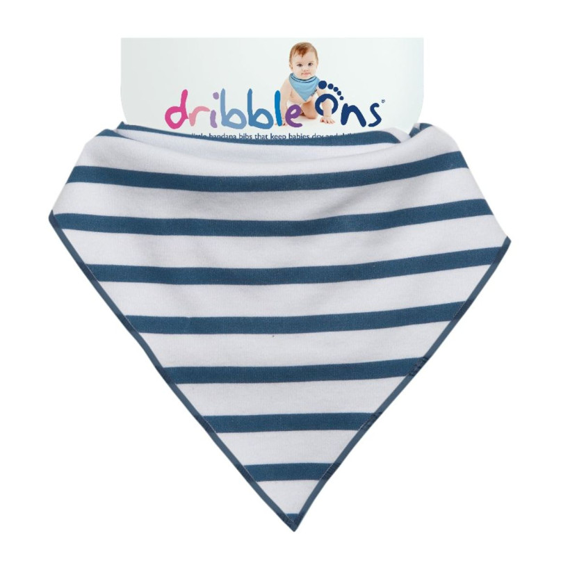 Dribble Ons Nautical Stripes 3x1ps (Wholesale pack.)