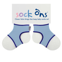 Sock Ons Baby Blue 5x1 pair (Wholesale pack.)