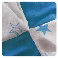 Bamboo muslins XKKO BMB 30x30 - Cyan Stars MIX 9pcs