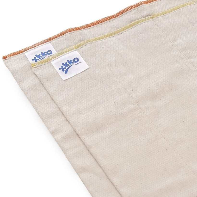 Prefolded Diapers XKKO Organic (4/6/4) - BirdEye Newborn Natural