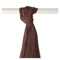 Bamboo muslin towel XKKO BMB 90x100 - Dark Choco