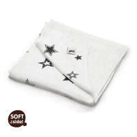 Bamboo blanket XKKO BMB 130x70 - Silver Stars 5x1ps Wholesale packing