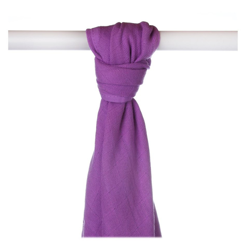 Bamboo muslin towel XKKO BMB 90x100 - Lilac