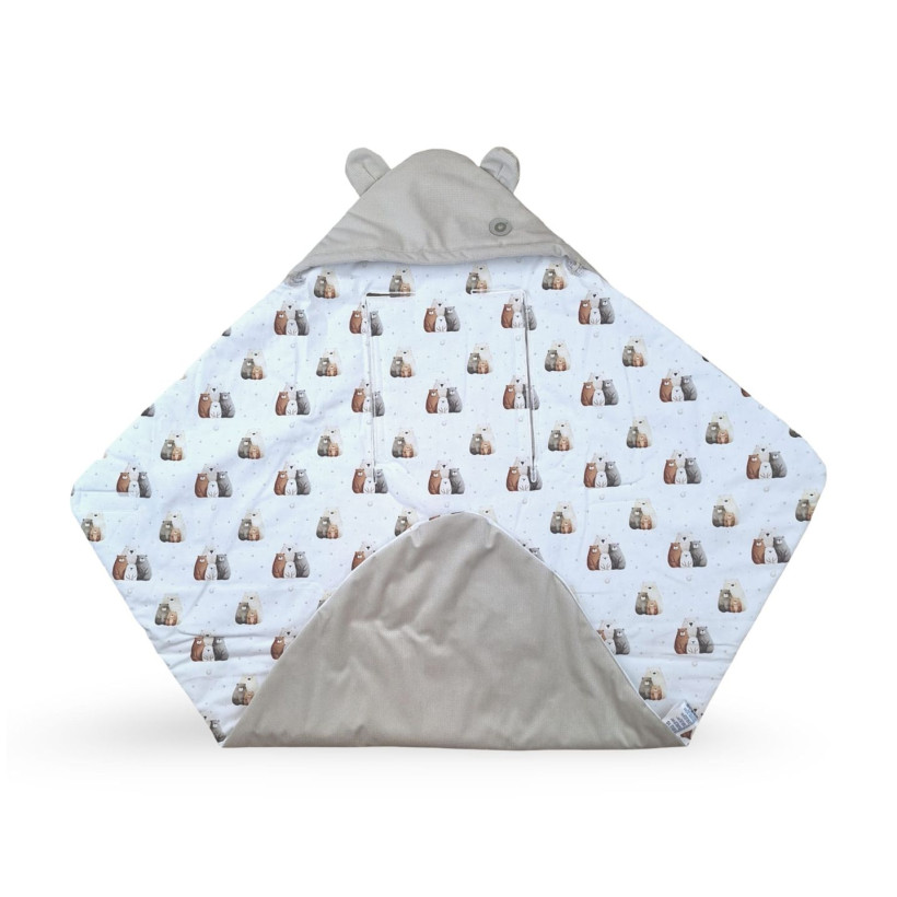 Car Seat Wrap XKKO LUX - Bear Family