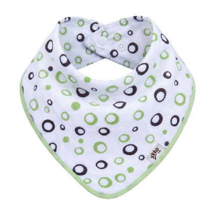 Bamboo bandana XKKO BMB - Lime Bubbles