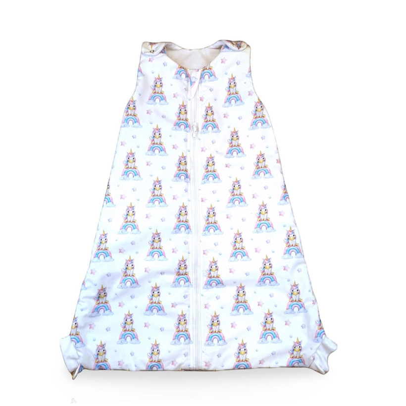 Multifunctional 2-in-1 Children's Sleeping Bag XKKO LUX - Unicorns