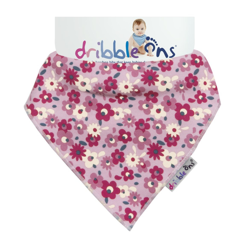 Dribble Ons Floral Ditsy 3x1ps (Wholesale pack.)