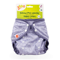 XKKO Diaper Cover One Size - Safari Lavender Aura
