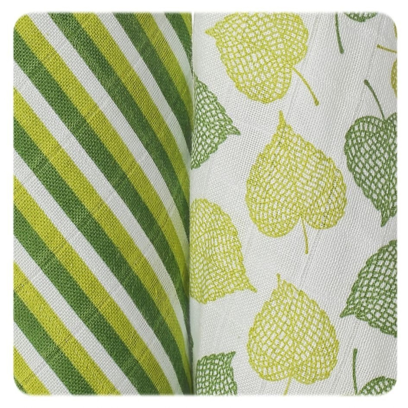 Organic Cotton Muslins XKKO Organic 70x70 Old Times - Linden