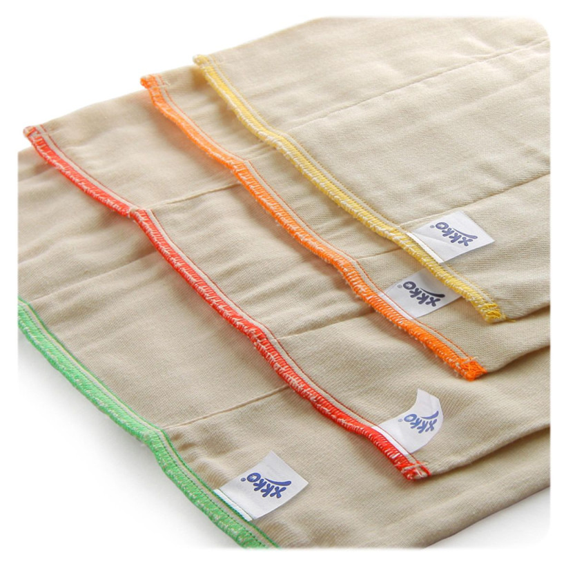 Prefolded Diapers XKKO Classic - Infant Natural 6x6ps (Wholesale pack.)