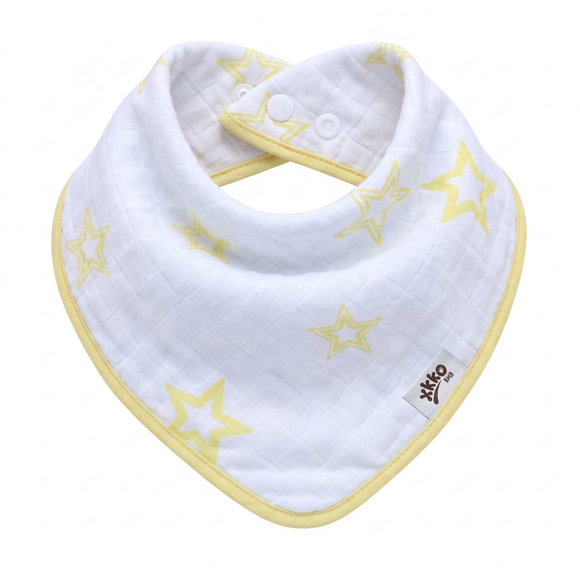 Bamboo bandana XKKO BMB - Lemon Stars
