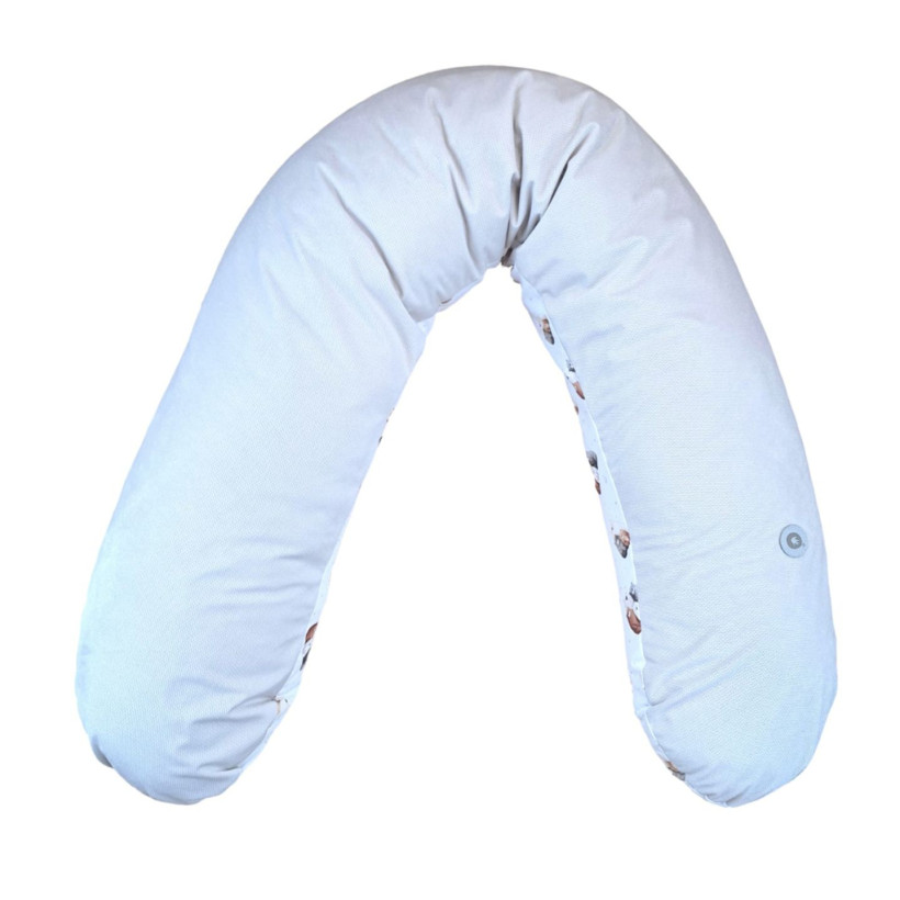 Large Nursing Pillow  XKKO LUX - Bear Family