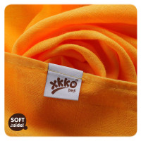 Bamboo muslins XKKO BMB 70x70 - Orange 10x3pcs (Wholesale packaging)