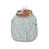 Bamboo Burp Cloth XKKO BMB - Mint Chevron 3x1ps (Wholesale packaging)