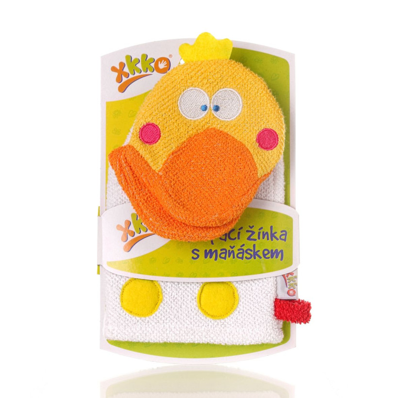 XKKO Cotton Bath Glove - Duck 12x1ps (Wholesale pack.)