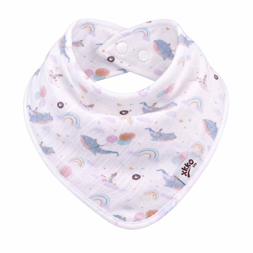 Bamboo bandana XKKO BMB Digi - Sky Whale