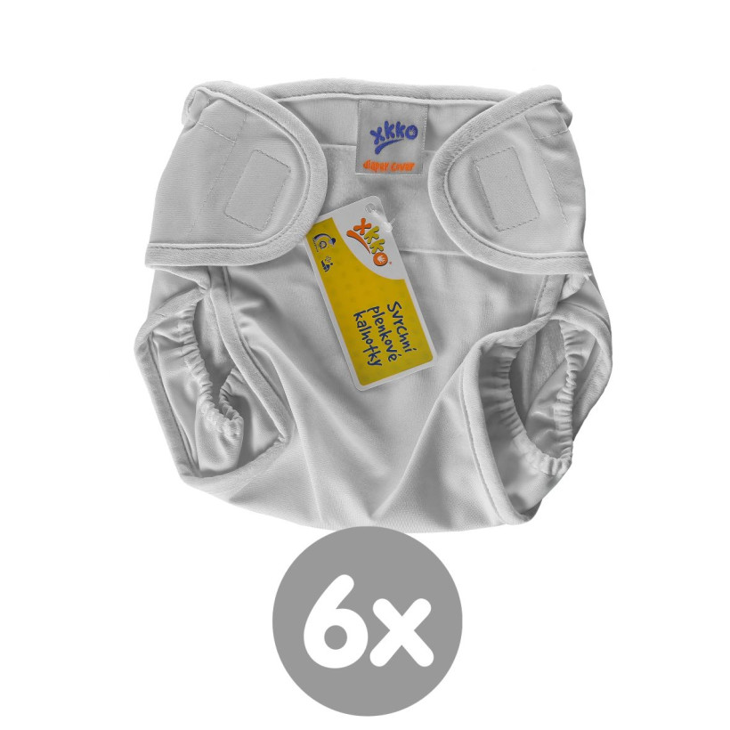 XKKO upper PUL panties -  6x1ps (Wholesale pack.)