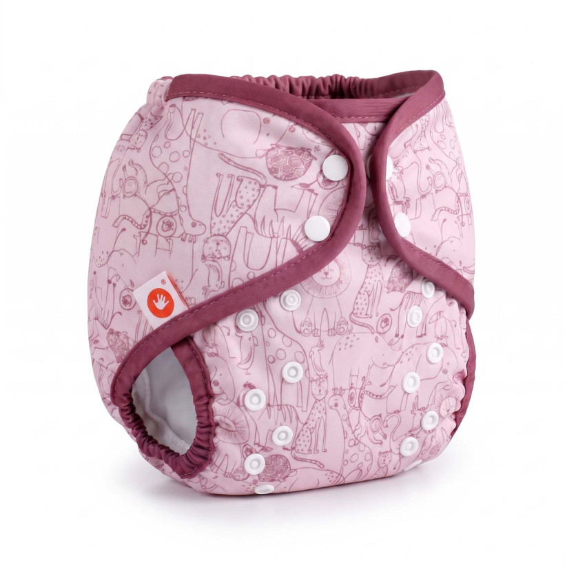 XKKO Diaper Cover One Size - Safari Mesa Rose