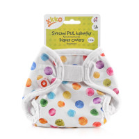 XKKO Diaper Cover Newborn - Watercolour Polka Dots