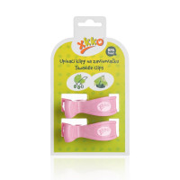 Pram Clips XKKO - Baby Pink 5x2ps (Wholesale pack.)