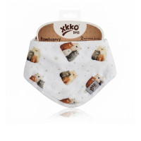 Bamboo bandana XKKO BMB Digi - Bear Family