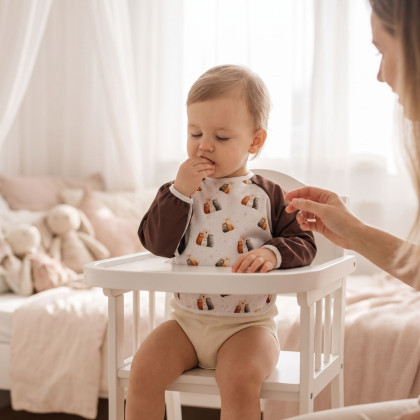 XKKO long-sleeve bib - Bear Family