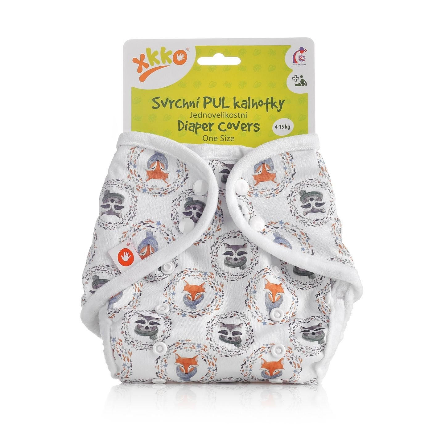 We recommend our XKKO Diaper Cover One Size - Fox&Raccoon - the
