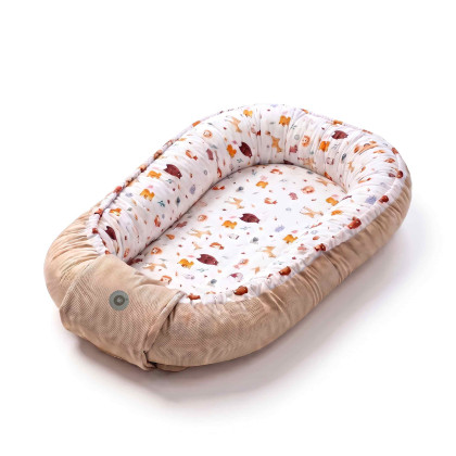 Double-sided Baby Nest XKKO LUX - Wild Forest