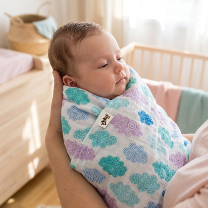 Bamboo muslin towel XKKO BMB 90x100 - Heaven For Boys