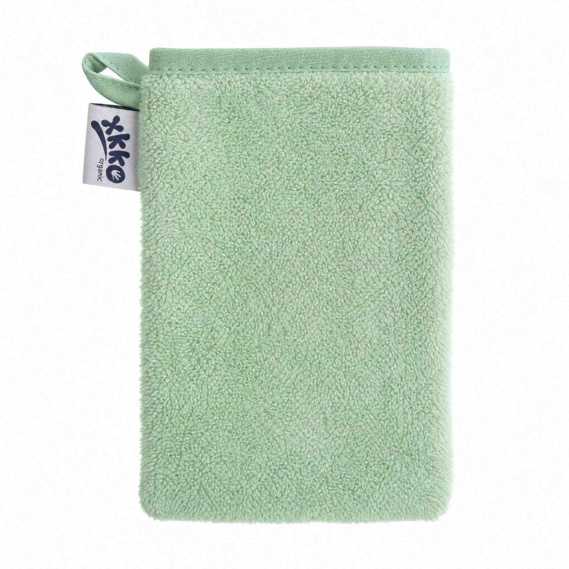 Organic cotton Terry Bath Glove XKKO Organic - Mint