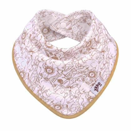 Bamboo bandana XKKO BMB Safari - W/Honey Mustard