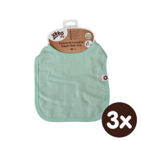 Bamboo Burp Cloth XKKO BMB - Mint 3x1ps (Wholesale packaging)