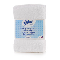 Organic cotton terry wipes XKKO Organic 40x40 - White