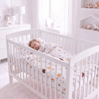 Bed Linen for child's bed 2 pieces XKKO LUX 120x90cm - Wild Forest