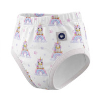 Organic Cotton Training pants XKKO Organic - Unicorns Size M