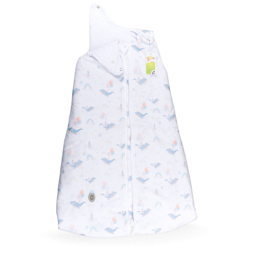 Multifunctional 2-in-1 Children's Sleeping Bag XKKO LUX - Sky Whale