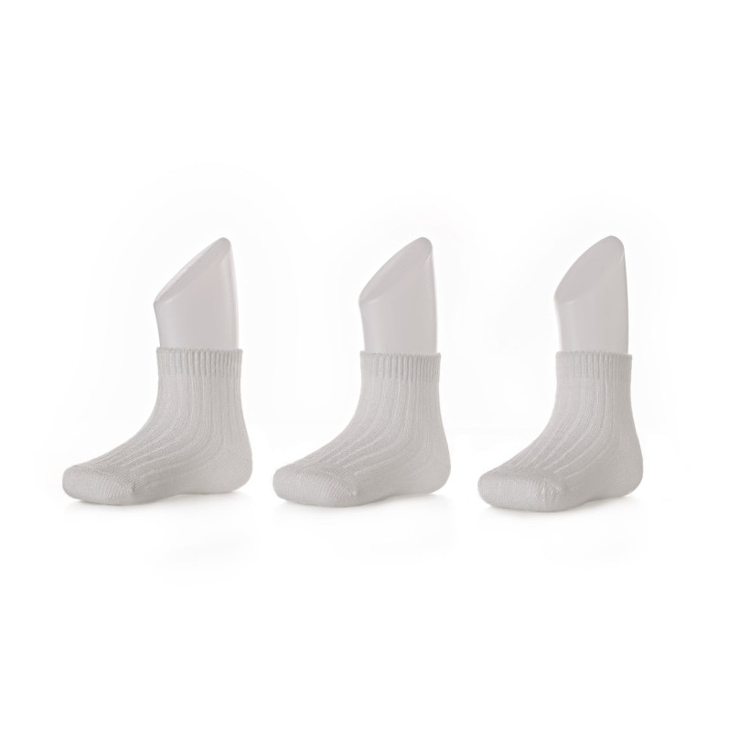 Bamboo Socks XKKO BMB - White 6-12m