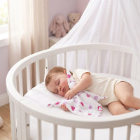Bamboo cuddly toy XKKO BMB - Lilac Hearts