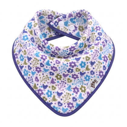 Bamboo bandana XKKO BMB - Flowers&Birds Boys