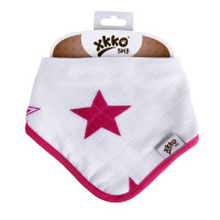 Bamboo bandana XKKO BMB - Magenta Stars 3x1ps Wholesale packing